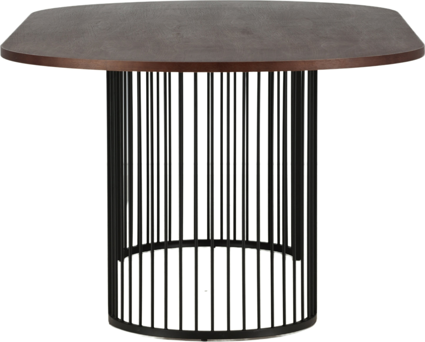 Hamneskär matbord 220 x 110 cm - Svart/valnöt