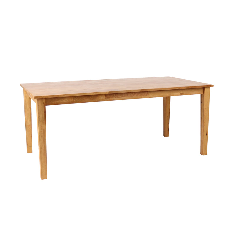 Dalarös matbord 180×90 oljad ek massivträ