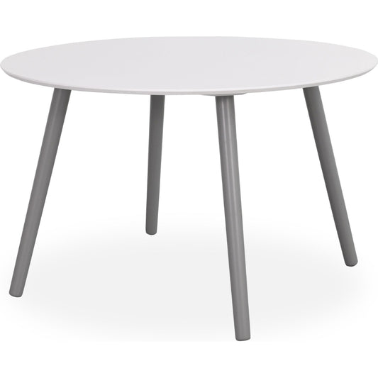 Rosvik runt matbord Ø120 cm - Vit/grå