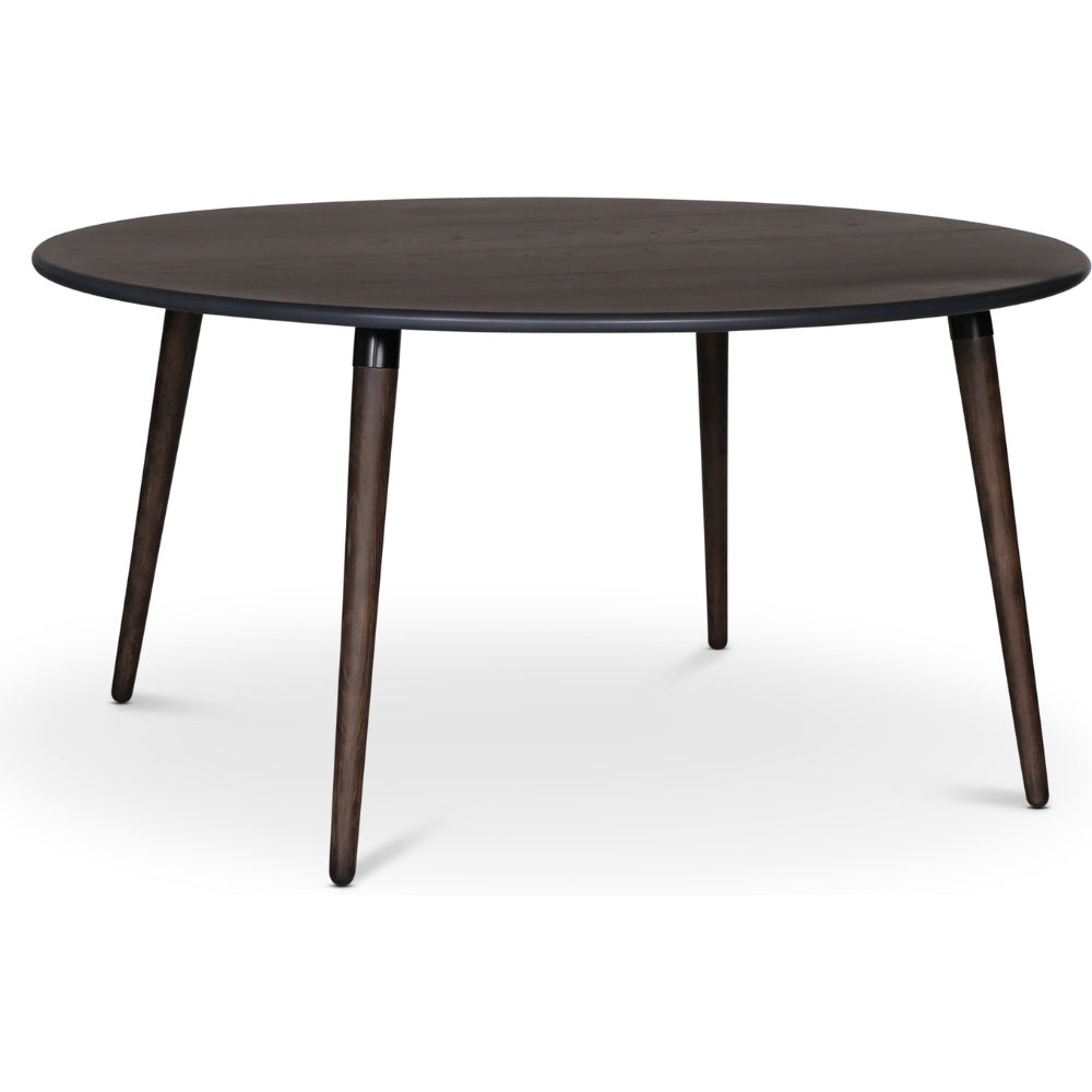 Omni runt matbord i smoked oak Ø150 cm