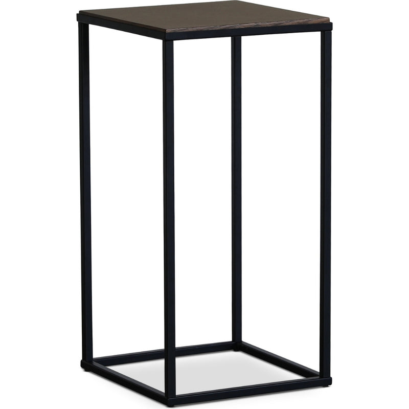 Revel sängbord - Svart / Fishbone brunbetsad ek - Frame