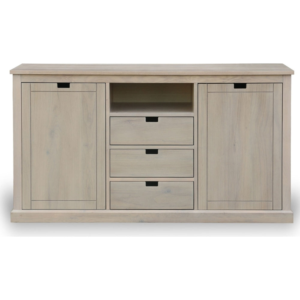 Fårö sideboard i whitewash ek