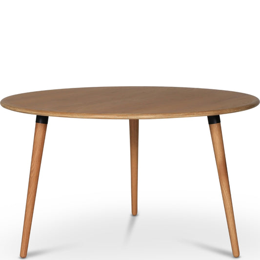 Omni runt matbord i oljad ek Ø130 cm