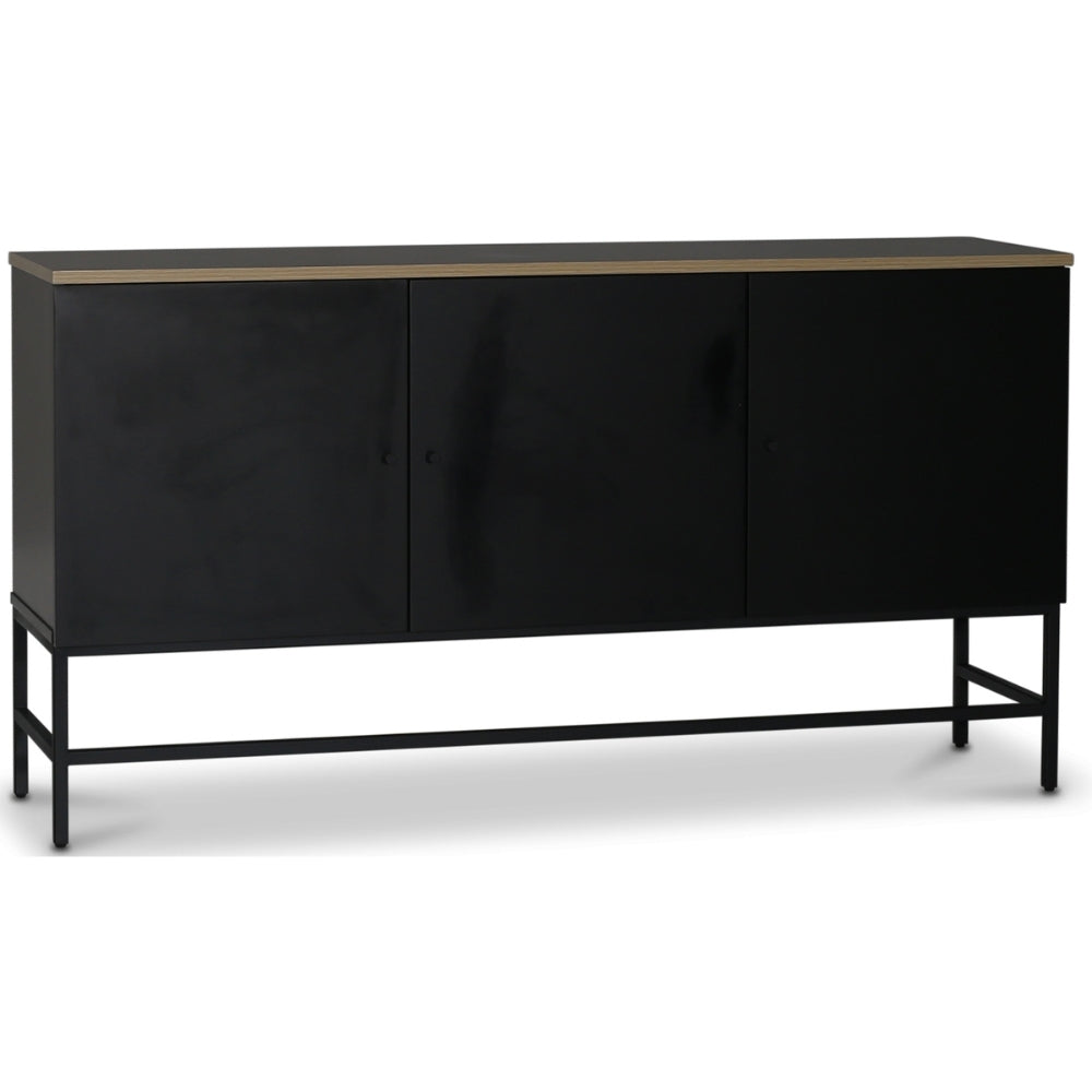 Edge sideboard - Svart högtryckslaminat (HPL)