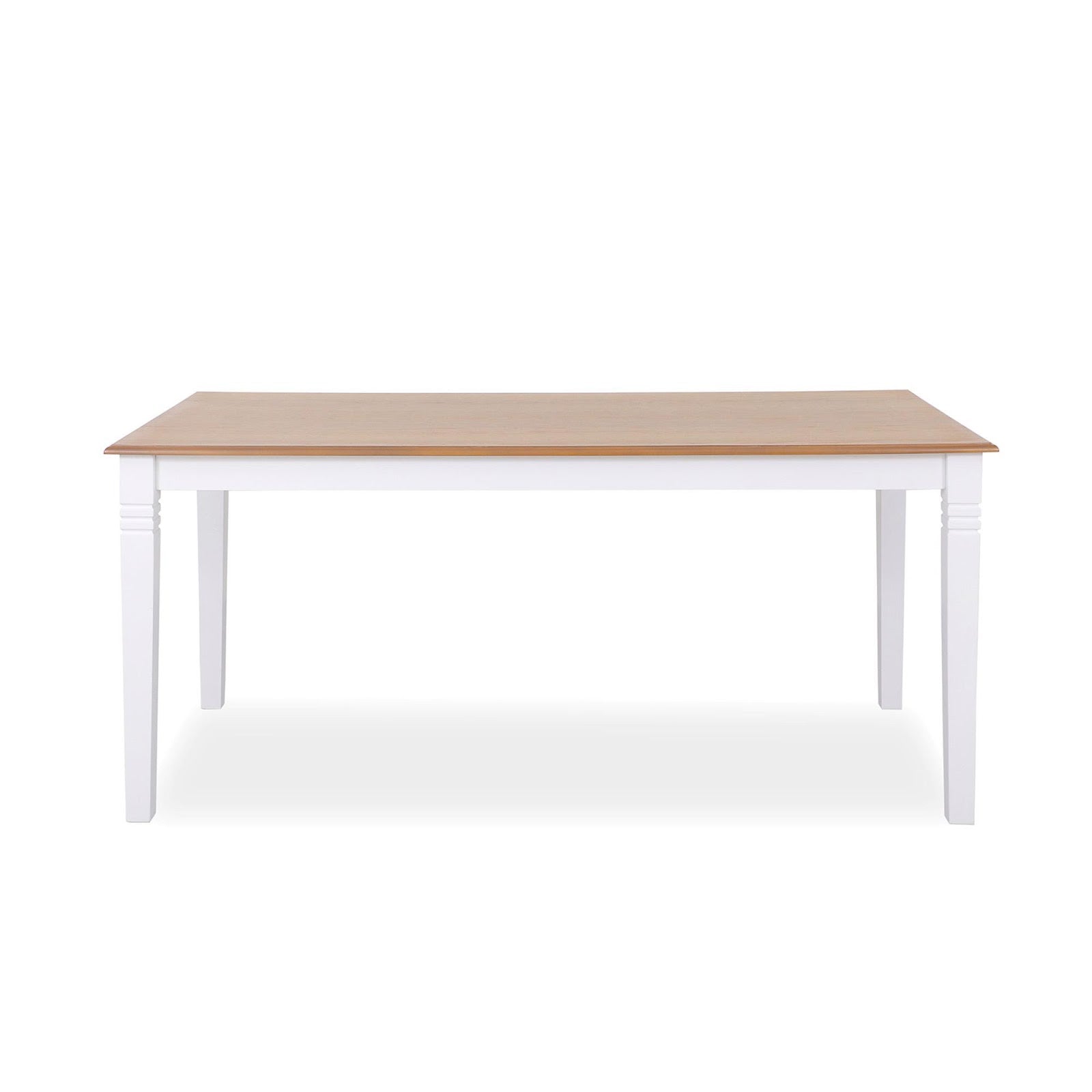 Nidingen matbord 180×90 vit/ek gummiträ