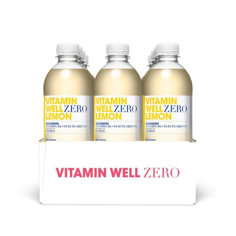 Vitamin Well Zero Lemon 12 x 500ml