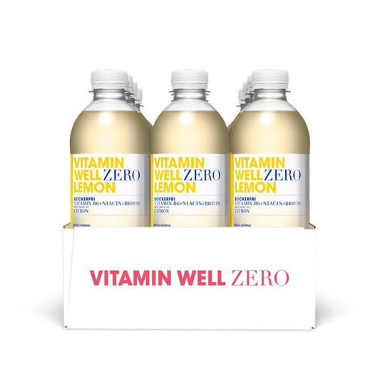 Vitamin Well Zero Lemon 12 x 500ml
