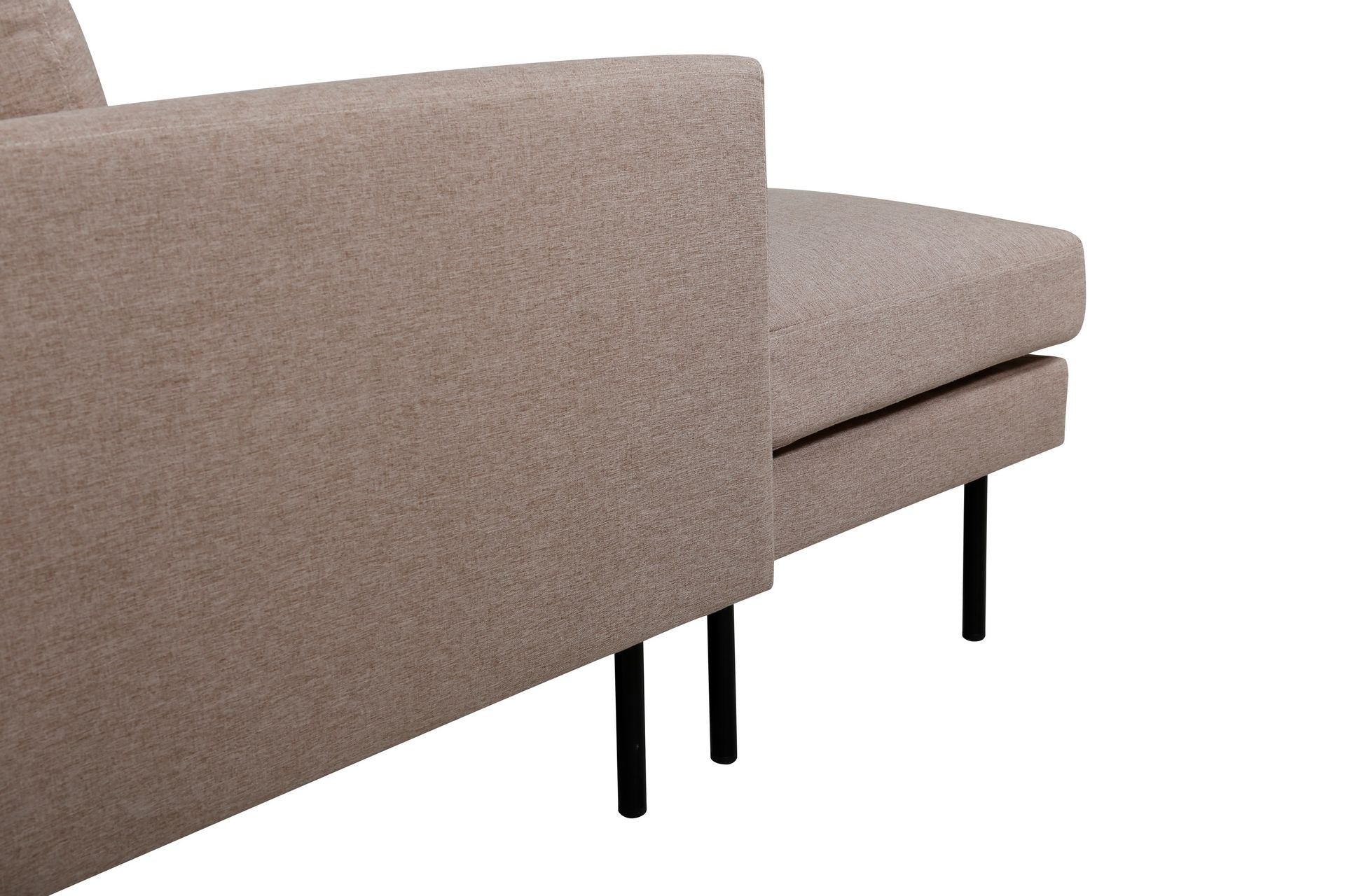 Zoom U- soffa black/brown - Venture Home