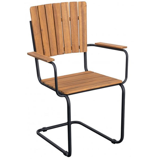 Holmsund stolar - Svart/acasia