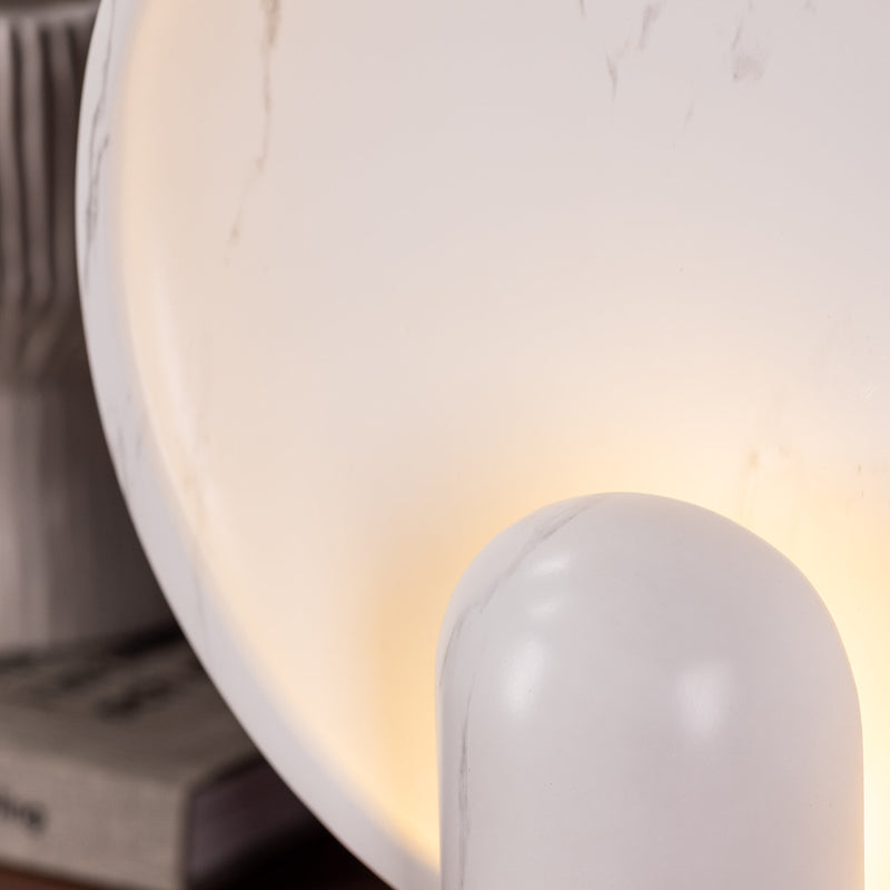 Angers Table Lamp - Light grey / Light Grey marble