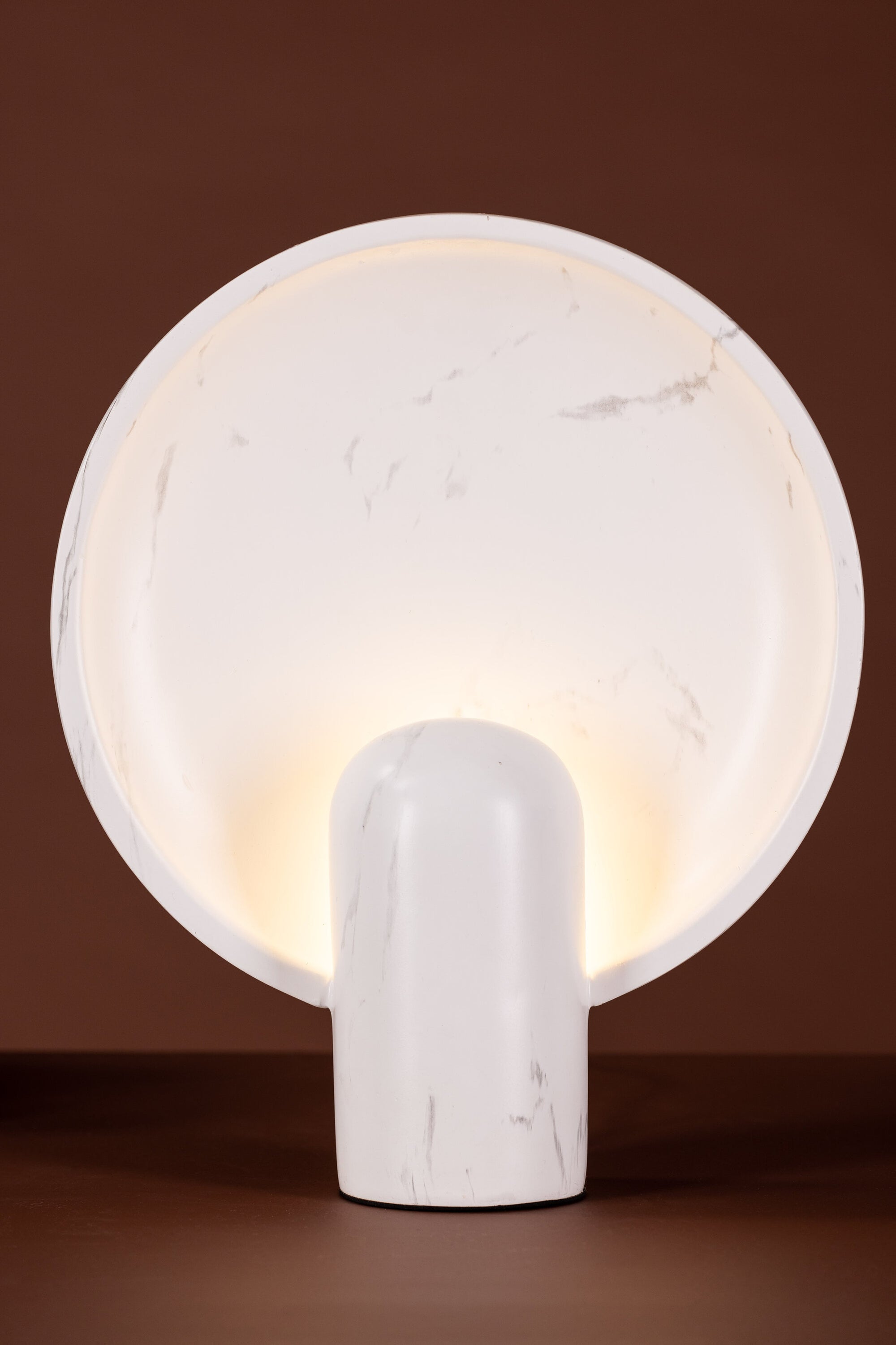 Angers Table Lamp - Light grey / Light Grey marble