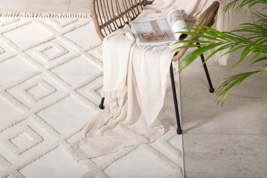 Towa Polyester Carpet - 160*230- White