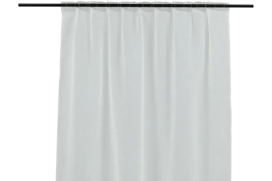 Kaya Curtain Polyester/fake linen - White - 140*240-Multi band