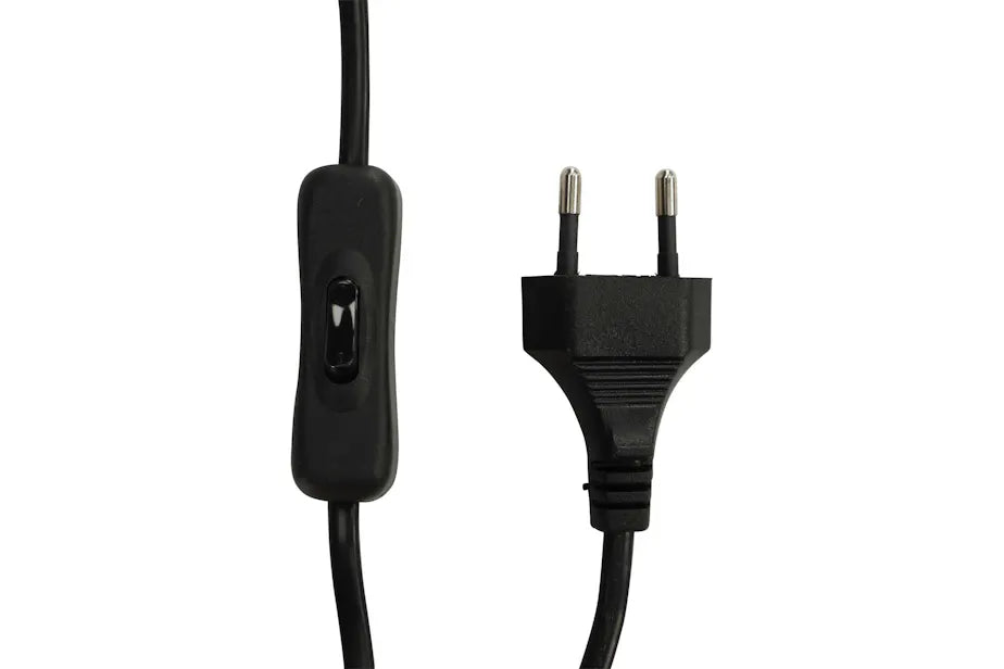 Cholet Table Lamp - Black/White glass