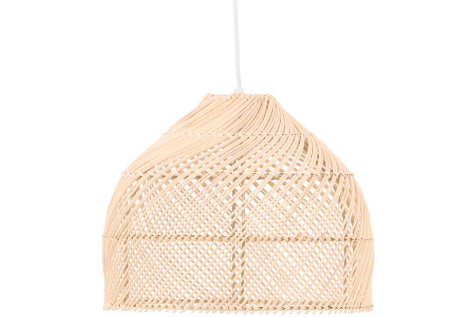 Brivela - Wide Pendant Lamp - Nature / Nature rattan